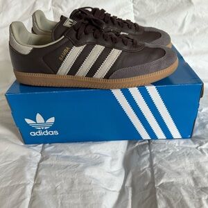 Adidas Samba Brown and Cream Women’s Sneakers